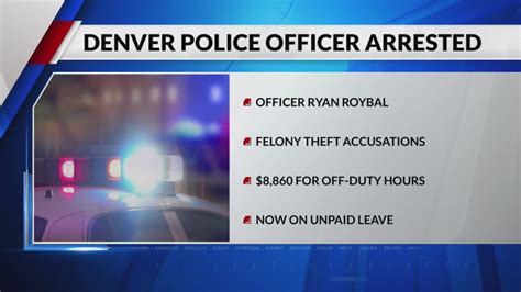 Denver police officer arrested, accused of stealing over $8K from off-duty job